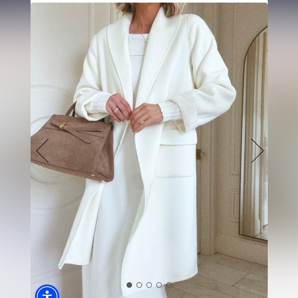 Splendid x Cella Jane Blog Icon Coat White Coat L